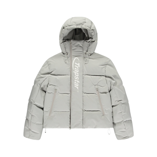 TRAPSTAR HYPERDRIVE TECHNICAL PUFFER JACKET - LIGHT GREY - Hype Locker UK