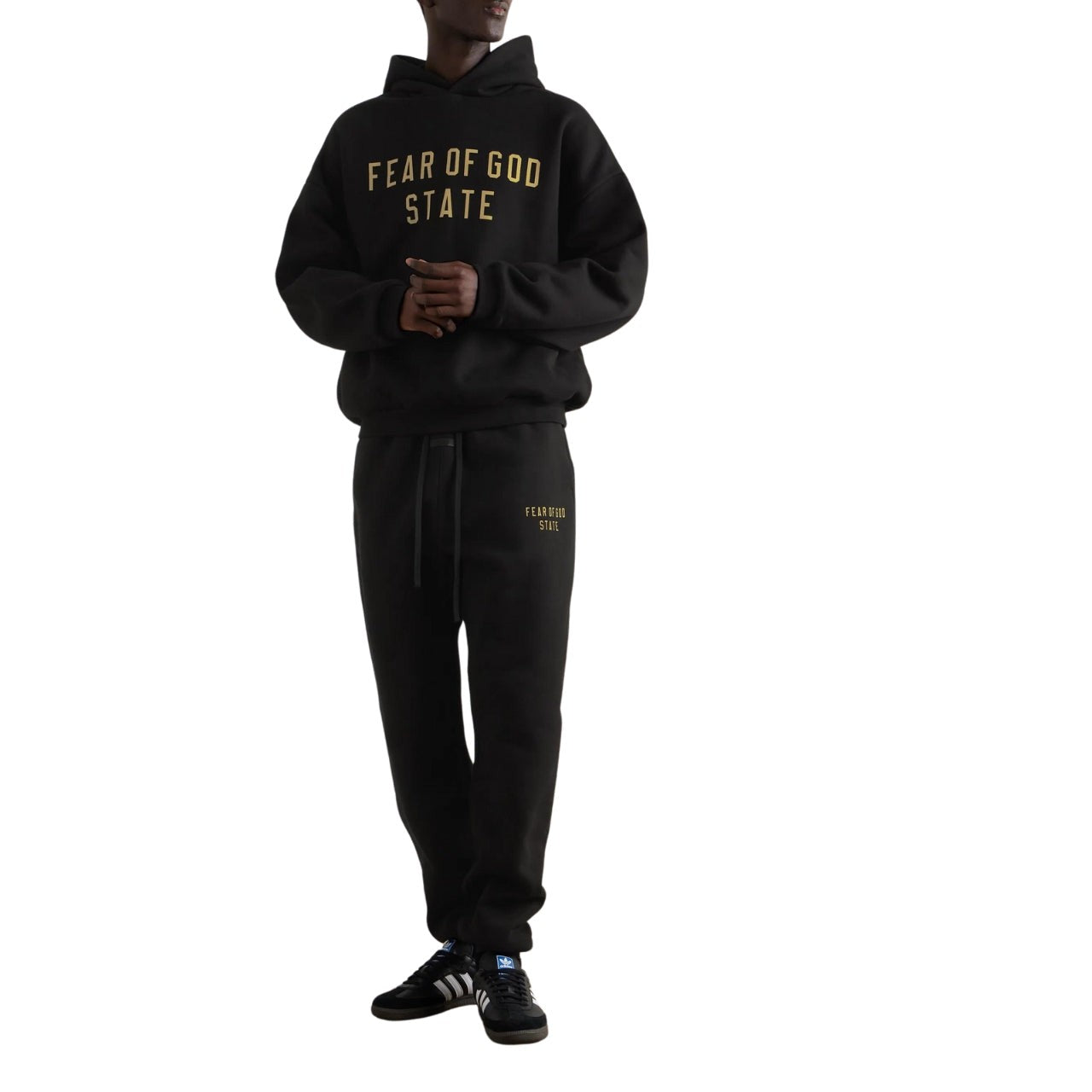 FEAR OF GOD ESSENTIALS BLACK SWEATPANTS (FW24)