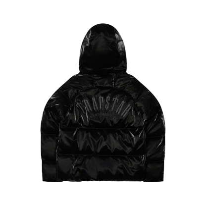 TRAPSTAR IRONGATE ARCH PUFFER JACKET AW23 - GLOSS BLACK