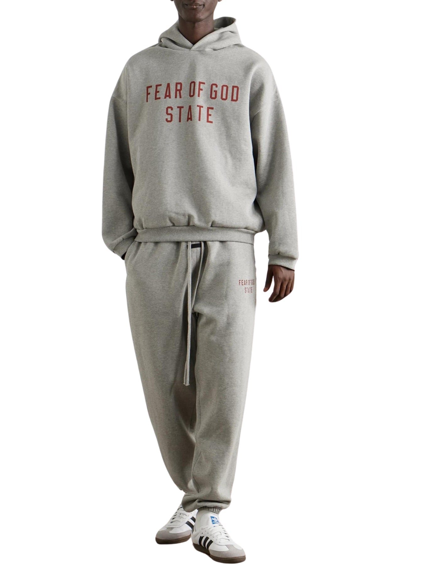 FEAR OF GOD ESSENTIALS DARK HEATHER TRACKSUIT (FW24)