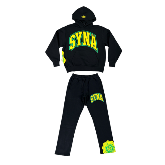 SYNA WORLD COLLEGE TRACKSUIT - BLACK