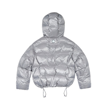 BROKEN PLANET SILVER PUFFER JACKET