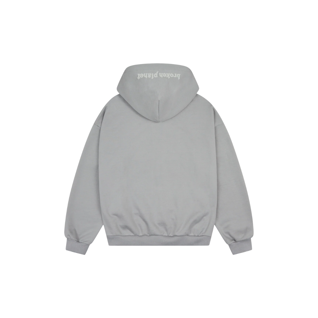 STRONG 005 BROKEN HOODIE (GREY) ours STRONG 005 BROKEN STRONG 005 BROKEN HOODIE (GREY) ours STRONG 005 BROKEN