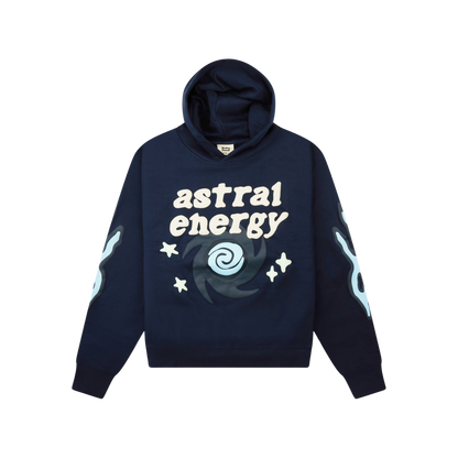 BROKEN PLANET 'ASTRAL ENERGY' OUTERSPACE BLUE HOODIE