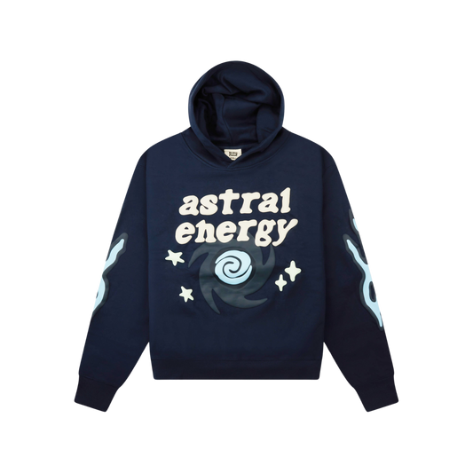 BROKEN PLANET 'ASTRAL ENERGY' OUTERSPACE BLUE HOODIE