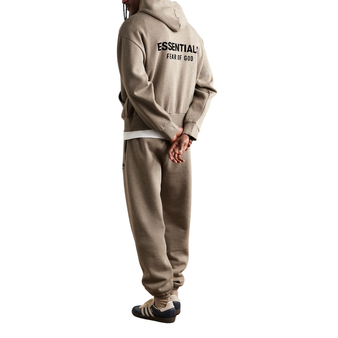 Fear of God ESSENTIALS - Homestead Heather Back Logo Hoodie (SS25