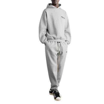 FEAR OF GOD ESSENTIALS LIGHT HEATHER GREY HOODIE (FW24)