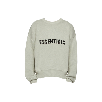 FEAR OF GOD ESSENTIALS CONCRETE KNIT SWEATSHIRT