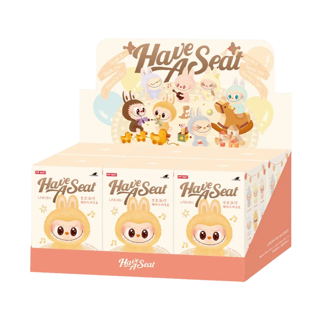 POP MART ラブブ labubu Have a Seat ququ Pop Mart Labubu The Monsters Have a Seat QUQU Vinyl Plush - US