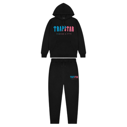 TRAPSTAR DECODED CHENILLE HOODED TRACKSUIT - AQUA EDITION