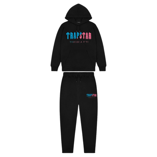 TRAPSTAR DECODED CHENILLE HOODED TRACKSUIT - AQUA EDITION