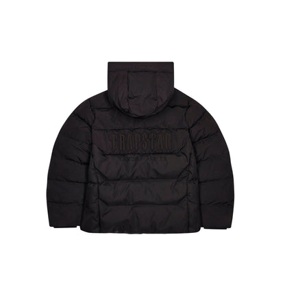 TRAPSTAR DECODED PUFFER JACKET - BLACKOUT