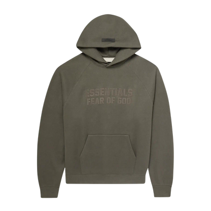 FEAR OF GOD ESSENTIALS OFF BLACK HOODIE (FW22) - Hype Locker UK