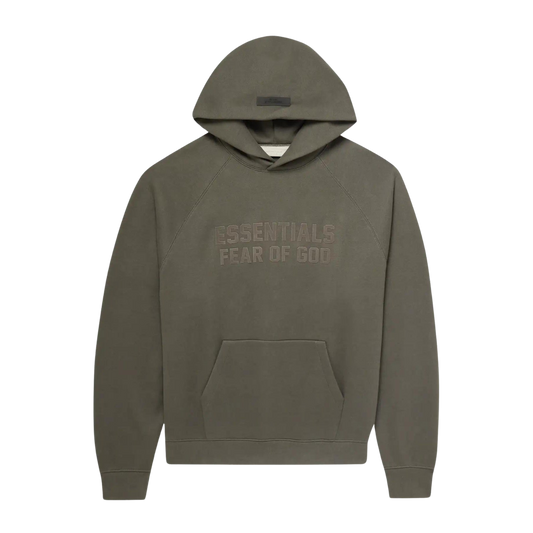 FEAR OF GOD ESSENTIALS OFF BLACK HOODIE (FW22) - Hype Locker UK