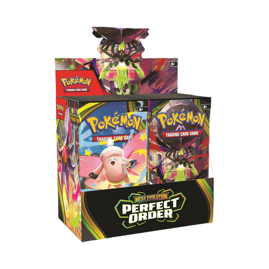POKÉMON TCG MEGA EVOLUTION PERFECT ORDER BOOSTER DISPLAY BOX (36 PACKS)