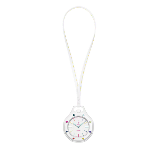 SWATCH X AUDEMARS PIGUET BIOCERAMIC ROYAL POP HUIT BLANC POCKET WATCH