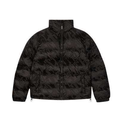 TRAPSTAR T JACQUARD PUFFER JACKET - BLACK - Hype Locker UK