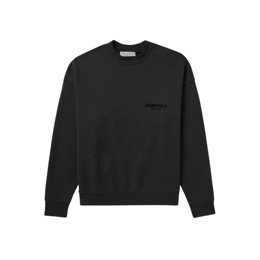 FEAR OF GOD ESSENTIALS BLACK / STRETCH LIMO SWEATSHIRT (SS22)