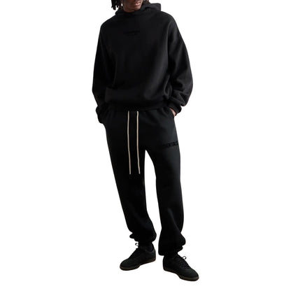 FEAR OF GOD ESSENTIALS JET BLACK TRACKSUIT (FW23)