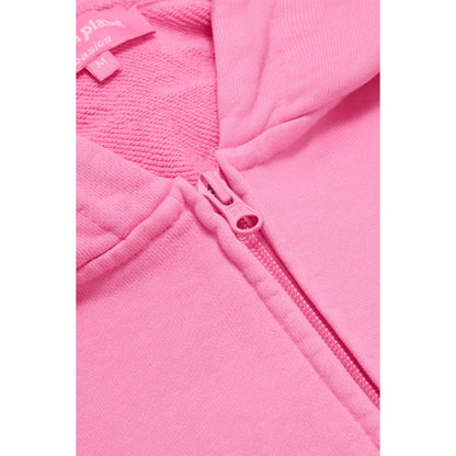 BROKEN PLANET WASHED PINK SUN ZIP UP HOODIE