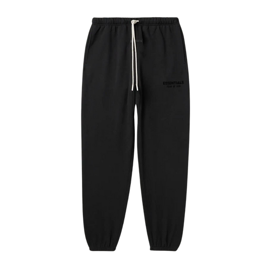 FEAR OF GOD ESSENTIALS JET BLACK SWEATPANTS (FW23)