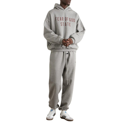 FEAR OF GOD ESSENTIALS DARK HEATHER STATE SWEATPANTS