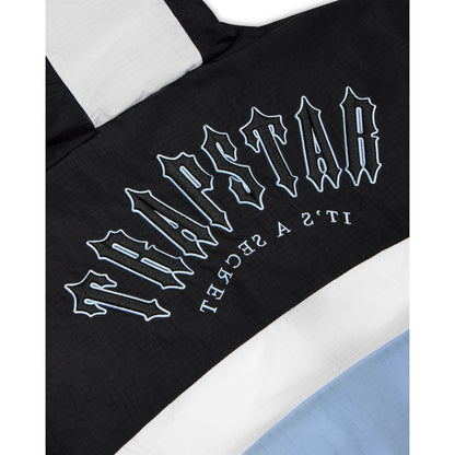 TRAPSTAR IRONGATE METAL BADGE WINDBREAKER JACKET - BLUE