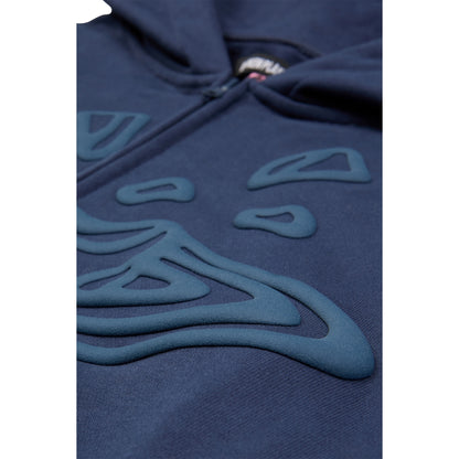 BROKEN PLANET DEEP NAVY ZIP UP HOODIE