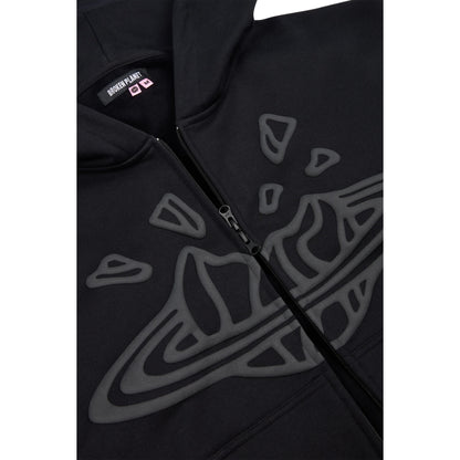 BROKEN PLANET MIDNIGHT BLACK ZIP UP TRACKSUIT