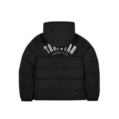 TRAPSTAR IRONGATE ARCH REVERSIBLE PUFFER JACKET AW25 - BLACK / LIGHT BLUE