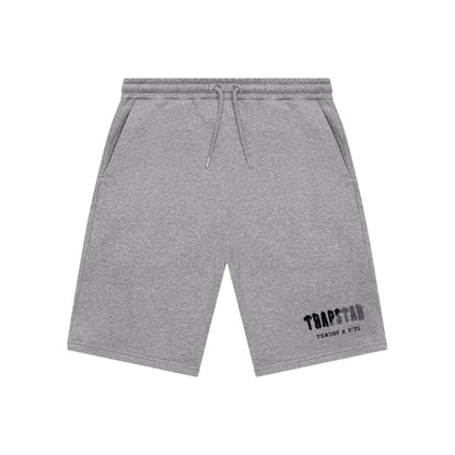 TRAPSTAR CHENILLE DECODED SHORT SET - WHITE / GREY