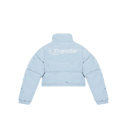 TRAPSTAR WOMEN’S HYPERDRIVE PUFFER JACKET - ICE BLUE - Hype Locker UK