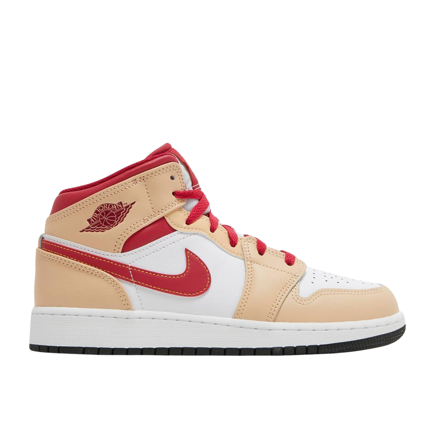 AIR JORDAN 1 MID 'LIGHT CURRY CARDINAL' - Hype Locker UK