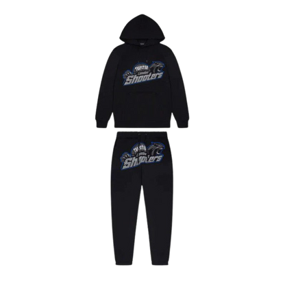 TRAPSTAR SHOOTERS HOODED TRACKSUIT - BLACK ICE FLAVOURS - Hype Locker UK