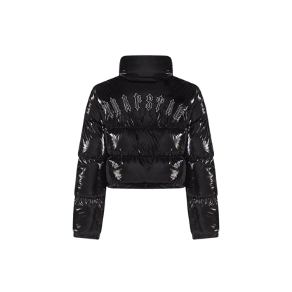 TRAPSTAR WOMEN’S IRONGATE PUFFER JACKET - SHINY BLACK - Hype Locker UK