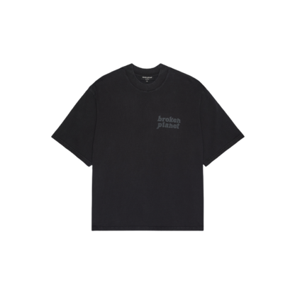 BROKEN PLANET BASICS WASHED MIDNIGHT BLACK T-SHIRT