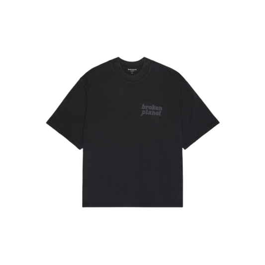 BROKEN PLANET BASICS WASHED MIDNIGHT BLACK T-SHIRT
