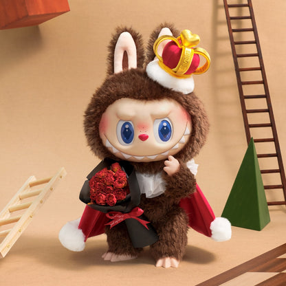 POP MART LABUBU THE MONSTERS LET'S CHECKMATE VINYL PLUSH DOLL (KING) (37CM)