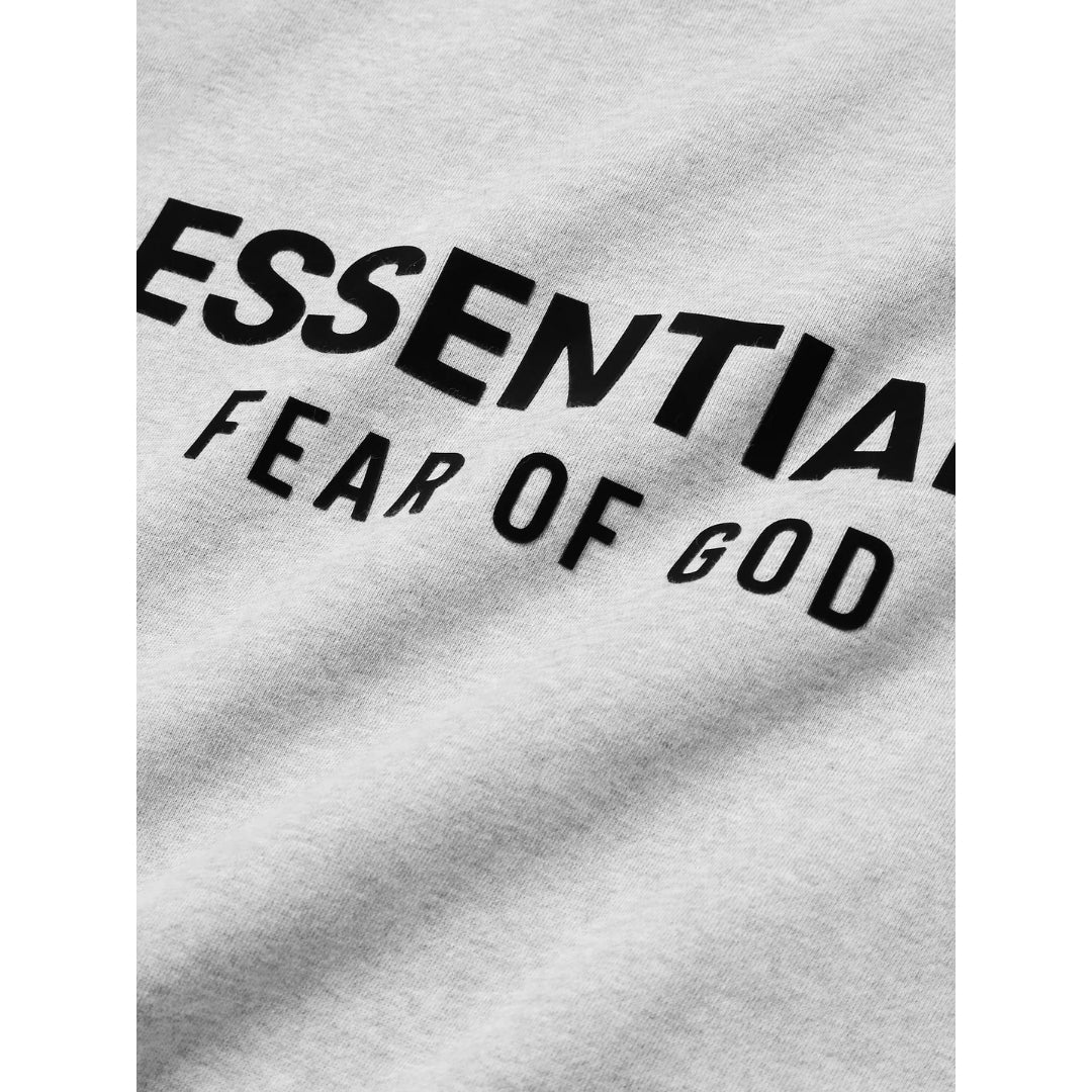 Fear of God ESSENTIALS - Light Heather Grey Hoodie (FW24) | Hype