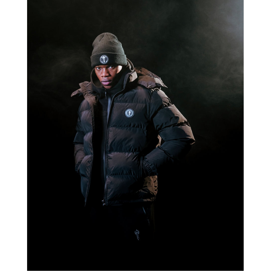 Trapstar Irongate Detachable Hooded Puffer Jacket - Black – Hype