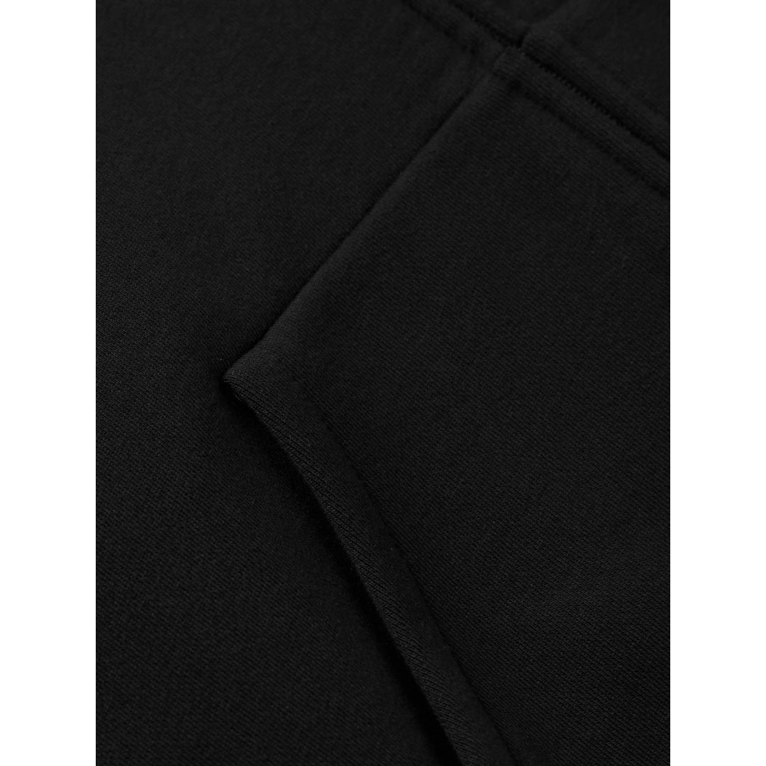 Fear of God ESSENTIALS - Jet Black Zip Hoodie (SS25) | Hype Locker UK