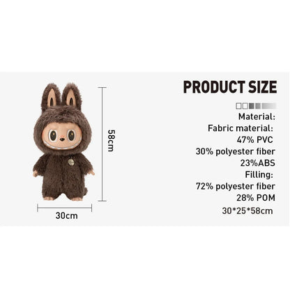 POP MART LABUBU THE MONSTERS ZIMOMO I FOUND YOU VINYL DOLL + TOTE BAG (58CM)