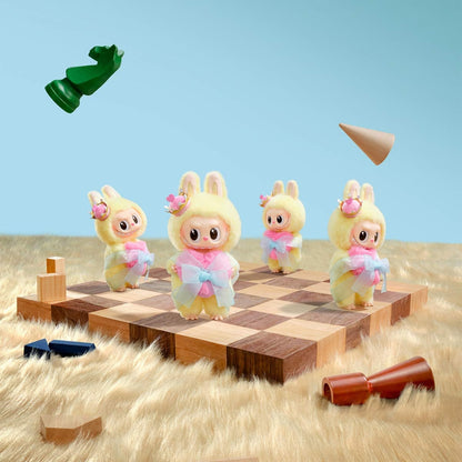 POP MART LABUBU THE MONSTERS LET'S CHECKMATE VINYL PLUSH HANGING CARD (QUEEN)