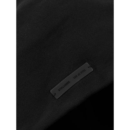 FEAR OF GOD ESSENTIALS JET BLACK BACK LOGO HOODIE (SS25)