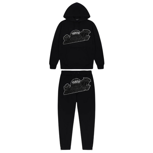 TRAPSTAR SHOOTERS HOODED TRACKSUIT - BLACKOUT