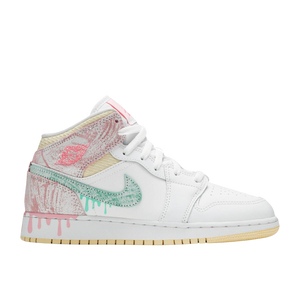 AIR JORDAN 1 MID 'PAINT DRIP' (GS) - Hype Locker UK