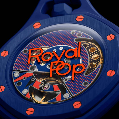 SWATCH X AUDEMARS PIGUET BIOCERAMIC ROYAL POP ORENJI HACHI POCKET WATCH