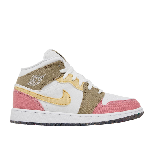 AIR JORDAN 1 MID 'PASTEL GRIND' (GS) - Hype Locker UK