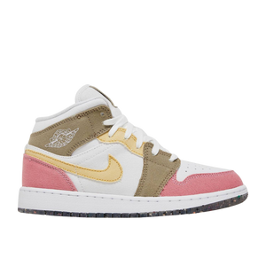 AIR JORDAN 1 MID 'PASTEL GRIND' (GS) - Hype Locker UK