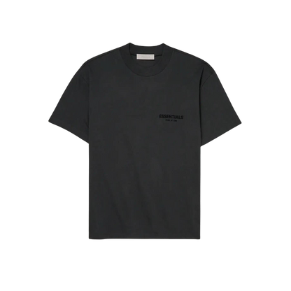 FEAR OF GOD ESSENTIALS BLACK / STRETCH LIMO T-SHIRT (SS22) - Hype Locker UK